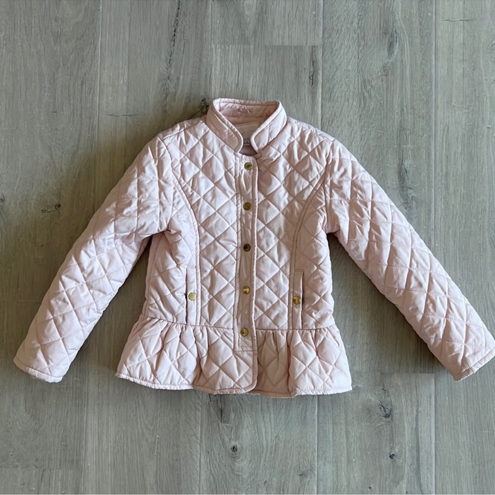 Quilted Equestrian Peplum Barn Jacket